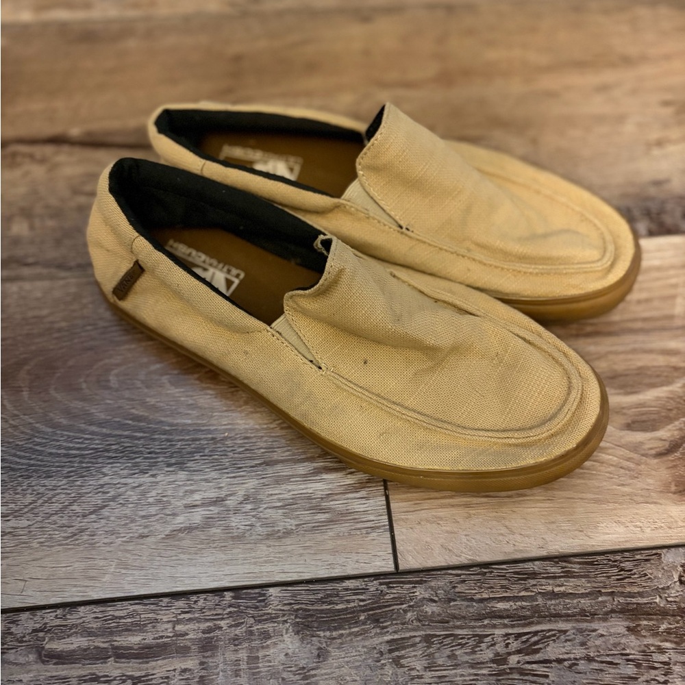 Men's Vans Tan Slip-On Shoes